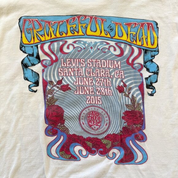 Grateful Dead Fare Thee Well 2015 Levi’s Stadium Vintage Style Concert T-Shirt L - Picture 3 of 6
